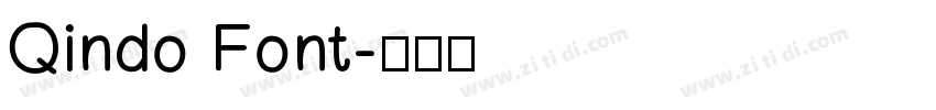 Qindo Font字体转换